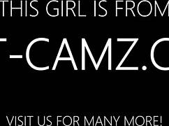 Slim stacked girl playing with big tits on webcam