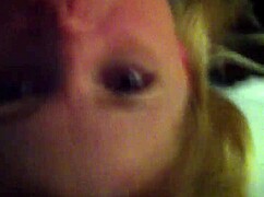 Blonde Tasha Gives Teasing Blowjob To Cock