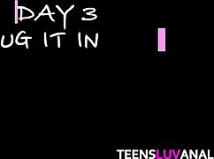 small cutie angel experiences stretching session