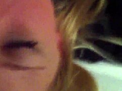 Blonde Tasha Gives Teasing Blowjob To Cock