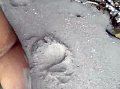 African beach scene in mar grande