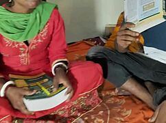 Students Fuck Teacher in Roleplay Threesome