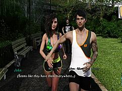 Intertwined 9 and layla explore big tits and ass in erotic 3d hentai homemade scene