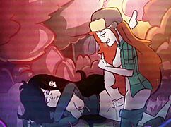 Gravity Falls futa Wendy animation slams with monster intensity