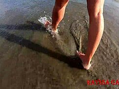 rayssa garcia enjoys beach with cuckold fetish in bikini and big ass
