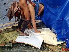 Desi Village Wife Teabag Fucked Outdoors by Ranch Webcam