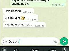 English Teacher Teaches with Cock