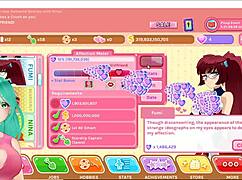 cute anime girl vtuber plays crush crush uncensored in a fun session