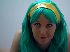 Blue Eyed Girl Getting Creamed!