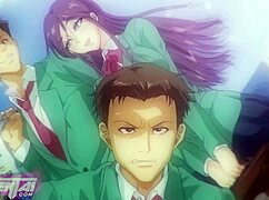 orgy with classmate turns wild in anime hentai style