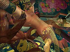 Interracial Cartoon: Rabbit Toy And Big Black Cock