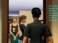 Sims 4 Terminator 2 Parody: Jugs-ment Day with Interracial Shemale Orgy in 3D