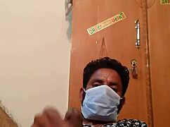 Hot Gay Cuckold Wears Wife's Gown During Intense Handjob