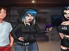 Summertime Saga: Peeping Naked People Through Binoculars Episode 78