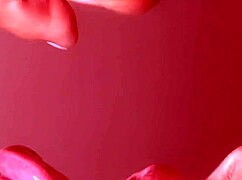 Blonde teen swallows cum after party