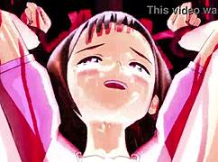 3d Anime Hentai Featuring Puru Puru Haruka In Rope Pulling Game