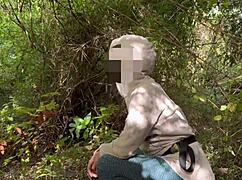 Latina wife's outdoor fuck with husband