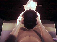 i love naruto hentai 3d threesome with hinata blowjob and wall fuck