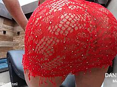 shaking that ass in a dress with no panties