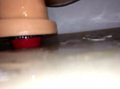 Amateur Uses Dildo Toy For Masturbation