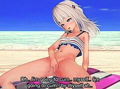 Gawr Gura fucked on beach.