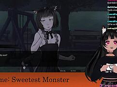 I'm lewdneko, playin sweetest monster part 2 in hentai style