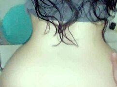 my old wife bent over for a creampie in doggystyle