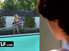 alexis malone, the lonely housewife, teases with deepthroat and rides hard in doggystyle