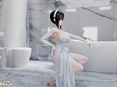 Zhenhai's Nude Dance In 3D Hentai Style