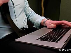 Gay Co Workers Rimjob And Anal Fuck In Office