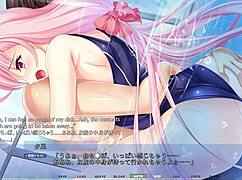 Part 10 of Akumeru family Yunagi route: Making my stepsis wet with fingering and riding