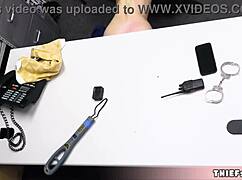 Cute Blonde Shoplifter Caught and Punished with Rough Fuck!