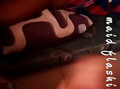 Whytehawk Quick Creampie Behind Maid