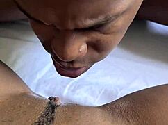 cute brunette with nice booty gettin her pussy licked by me -amateur couple- nysdel