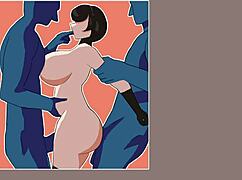 Bankrupt heroines get banged hard in hentai game