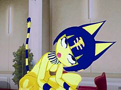 Ankha, ride that cock in the bedroom?