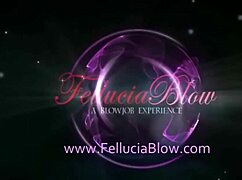 cfnm blowjob with blonde milf is a special gift for the couple