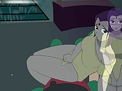 18Titans Part 11: Raven's Detailed Boobjob Scene