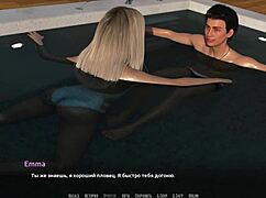 Wild party gameplay, rocking cowgirl outdoors in part 17