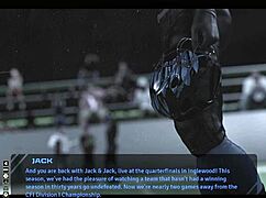 in the 3d anime game move the chains, players compete in a football match with cute characters.