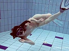 Underwater Slut Roxalana Cheh Naked Tits Bikini Teen Pool Bathing Young
