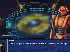 Star Wars Orange Trainer Cosplays Bang with Hot Alien Sith Girls in Group Monster Action