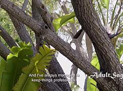 Tiny Sitter Madi Collins Joins Lesbian Milfs Reagan Foxx And Dana Vespoli In Juicy Sex