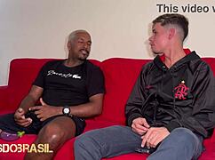 hey, you wanna see me suck this big black cock, twink?