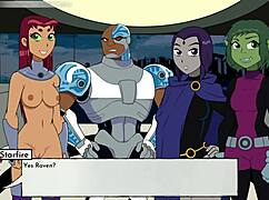 Hey, want to date Raven in this hentai adventure?