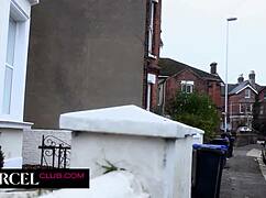 Two busty brunettes share a sensual lesbian scene.