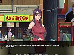 this naruto parody gets wild with sarada bent over uncensored