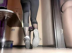 Sweaty feet after training session