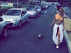 Exciting Public Flashing In Cape D'agde August 2017!