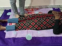 Indian girl says, 'I'm your dirty housewife, fuck me in the bedroom with my young lover'